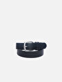 thumb-Afficher les détails de Ceinture Noir Modern Fit Femme