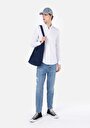 thumb-Afficher les détails de Chemise À Manches Longues Blanc Slim Fit   Homme