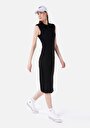 thumb-Afficher les détails de Robe Noir Slim Fit Sans Manches   Femme