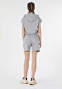 thumb-Afficher les détails de Short Gris Regular Fit Femme