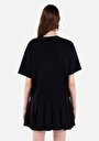 thumb-Afficher les détails de T-shirt À Manches Courtes Noir Regular Fit Imprimé Femme