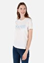thumb-Afficher les détails de T-shirt À Manches Courtes Blanc Regular Fit Imprimé Femme