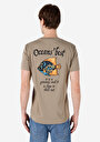 thumb-Afficher les détails de T-shirt À Manches Courtes Marron Regular Fit  Homme