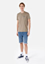 thumb-Afficher les détails de T-shirt À Manches Courtes Marron Regular Fit  Homme