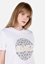 thumb-Afficher les détails de T-shirt À Manches Courtes Blanc Regular Fit Imprimé Femme
