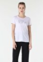 thumb-Afficher les détails de T-shirt À Manches Courtes Blanc Regular Fit  Femme