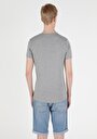 thumb-Afficher les détails de T-shirt À Manches Courtes Gris Slim Fit  Homme