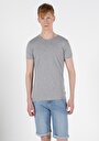 thumb-Afficher les détails de T-shirt À Manches Courtes Gris Slim Fit  Homme