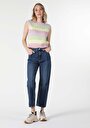 thumb-Afficher les détails de 900 Laris Pantalon Marine Straight Leg  En  Regular Fit Femme