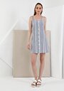thumb-Afficher les détails de Robe Bleu Slim Fit    Femme