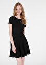 thumb-Afficher les détails de T-shirt À Manches Courtes Noir Slim Fit  Femme