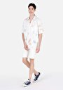 thumb-Afficher les détails de Chemise À Manches Courtes Beige  Oversize Fit Homme