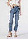 thumb-Afficher les détails de 900 Laris Pantalon Bleu Clair Straight Leg  En  Regular Fit Femme