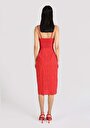 thumb-Afficher les détails de Robe Rouge Slim Fit    Femme
