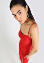 thumb-Afficher les détails de Robe Rouge Slim Fit    Femme