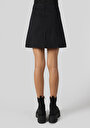 thumb-Afficher les détails de Jupe Noir Mini Skirt    Femme