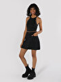 thumb-Afficher les détails de Jupe Noir Mini Skirt    Femme