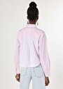 thumb-Afficher les détails de Chemise À Manches Longues Rose Regular Fit   Femme
