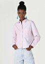 thumb-Afficher les détails de Chemise À Manches Longues Rose Regular Fit   Femme