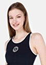 thumb-Afficher les détails de Athlète Marine Slim Fit Femme