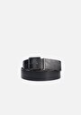 thumb-Afficher les détails de Ceinture Noir Modern Fit Homme