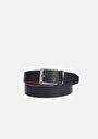 thumb-Afficher les détails de Ceinture Noir Modern Fit Homme