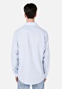 thumb-Afficher les détails de Chemise À Manches Longues Bleu Comfort Fit   Homme