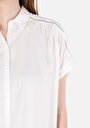 thumb-Afficher les détails de Chemise À Manches Courtes Blanc  Regular Fit Femme