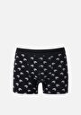 thumb-Afficher les détails de Sous-vêtements Noir Modern Fit Imprimé Homme