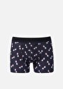 thumb-Afficher les détails de Sous-vêtements Marine Modern Fit Imprimé Homme