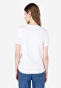 thumb-Afficher les détails de T-shirt À Manches Courtes Blanc Regular Fit Imprimé Femme