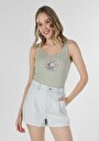 thumb-Afficher les détails de Athlète Vert Slim Fit Femme