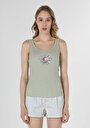 thumb-Afficher les détails de Athlète Vert Slim Fit Femme