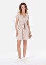 thumb-Afficher les détails de Robe Beige Regular Fit    Femme