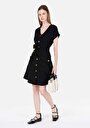 thumb-Afficher les détails de Robe Noir Regular Fit    Femme