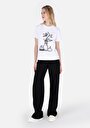 thumb-Afficher les détails de T-shirt À Manches Courtes Blanc Regular Fit  Femme