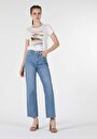 thumb-Afficher les détails de 970 Berry Pantalon Denim Straight Leg  En  Regular Fit Femme