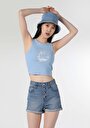 thumb-Afficher les détails de Athlète Bleu Slim Fit Femme