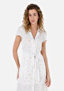 thumb-Afficher les détails de Robe Blanc Regular Fit    Femme