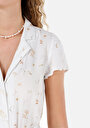 thumb-Afficher les détails de Robe Blanc Regular Fit    Femme