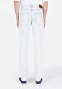 thumb-Afficher les détails de 044 Karl Pantalon Bleu Clair Straight Leg Low Rise En Jean Straight Fit Homme
