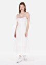 thumb-Afficher les détails de Robe Blanc Regular Fit    Femme