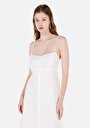 thumb-Afficher les détails de Robe Blanc Regular Fit    Femme