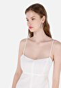 thumb-Afficher les détails de Robe Blanc Regular Fit    Femme