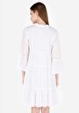 thumb-Afficher les détails de Robe Blanc Regular Fit    Femme