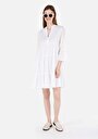 thumb-Afficher les détails de Robe Blanc Regular Fit    Femme