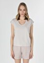 thumb-Afficher les détails de T-shirt À Manches Courtes Blanc Regular Fit  Femme