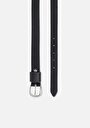 thumb-Afficher les détails de Ceinture Noir Modern Fit Femme