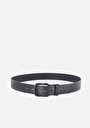 thumb-Afficher les détails de Ceinture Noir Modern Fit Homme