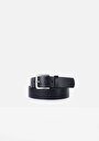 thumb-Afficher les détails de Ceinture Noir Modern Fit Homme